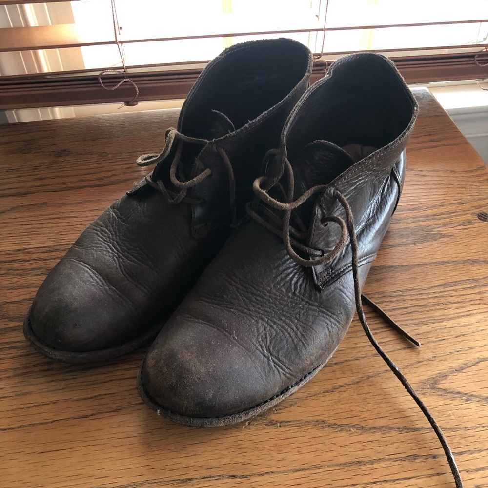 Vintage shoe company leather boots